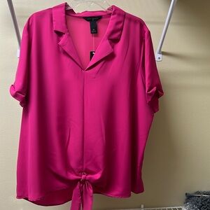 Brand new fuchsia shirt with tags